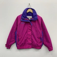 VTG Columbia Jacket Men’s M Bugaboo Neon Pink Nylon Winter Ski USA