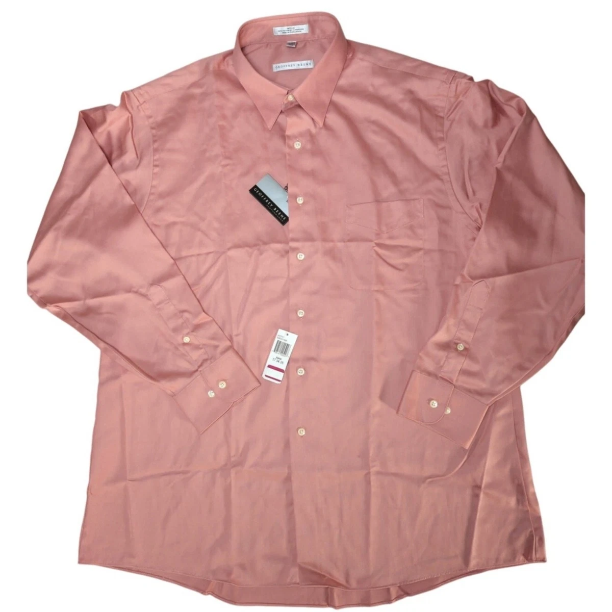 Geoffrey Beene Sateen Shirt In Men's Dress Shirts for sale | eBay