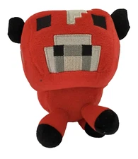 Minecraft Mooshroom Baby Red Bull Cow Animal Plush Toy Overworld MOJANG! 2014