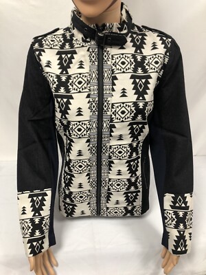 Chaqueta Mujer Desigual Ref 69E29A7 Talla 46 Color Negro Y Blanco