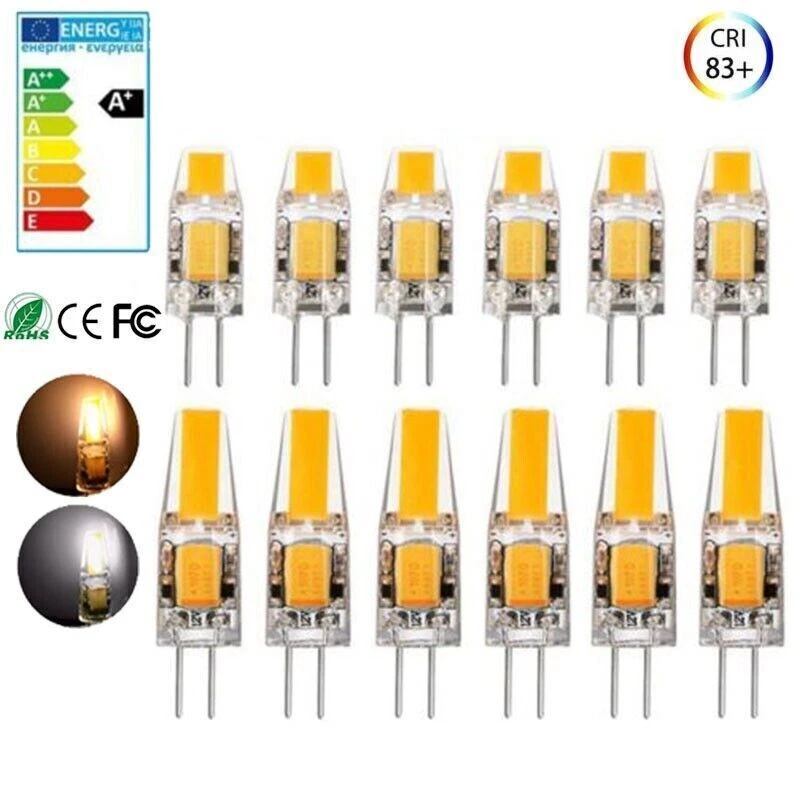 4-10x G4 LED COB Lampe 3W 6W AC/DC 12V Leuchtmittel Birne Warmweiß Kaltesweiß - Bild 2 von 4
