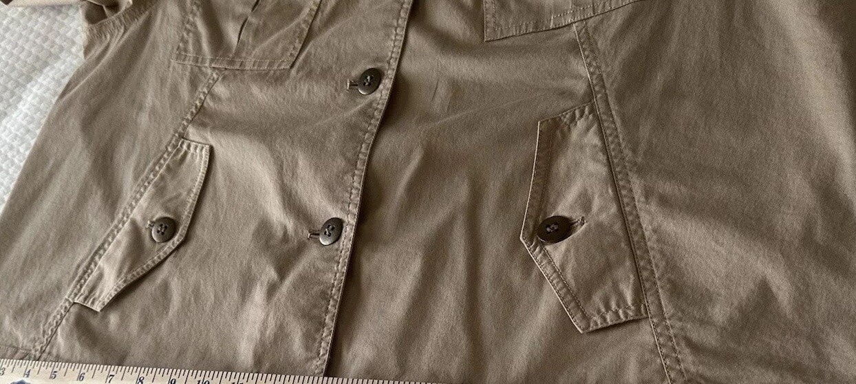 Ruby Rd 16 Lightweight Khaki Jacket Embellished C… - image 11