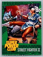 Street Fighter II 2 Nintendo Super Power Club Magazine Card #59 Chun-Li Blanka