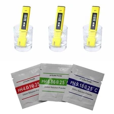 15 PCS PH BUFFER SOLUTION POWDER PRECISE CALIBRATION - pH 4.01 / 6.86 / 9.18 Q84