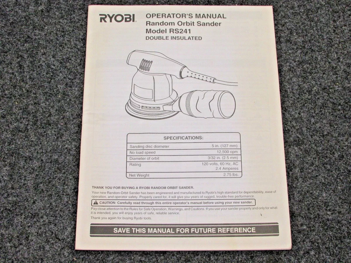 Ryobi rs241 deals