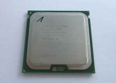 INTEL XEON E5205 SLBAU DualCore CPU 2x 1.86GHz 6MB 1066MHz FSB Socket 771