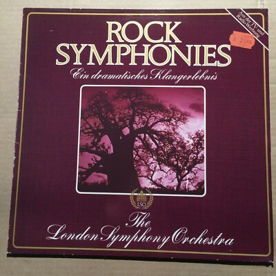 LONDON SYMPHONY ORCHESTRA - ROCK SYMPHONIES - LP - GERMANY 1980
