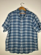 Tommy Bahama Desert Duo Plaid Button-front Camp Shirt XL Mens MSR 125