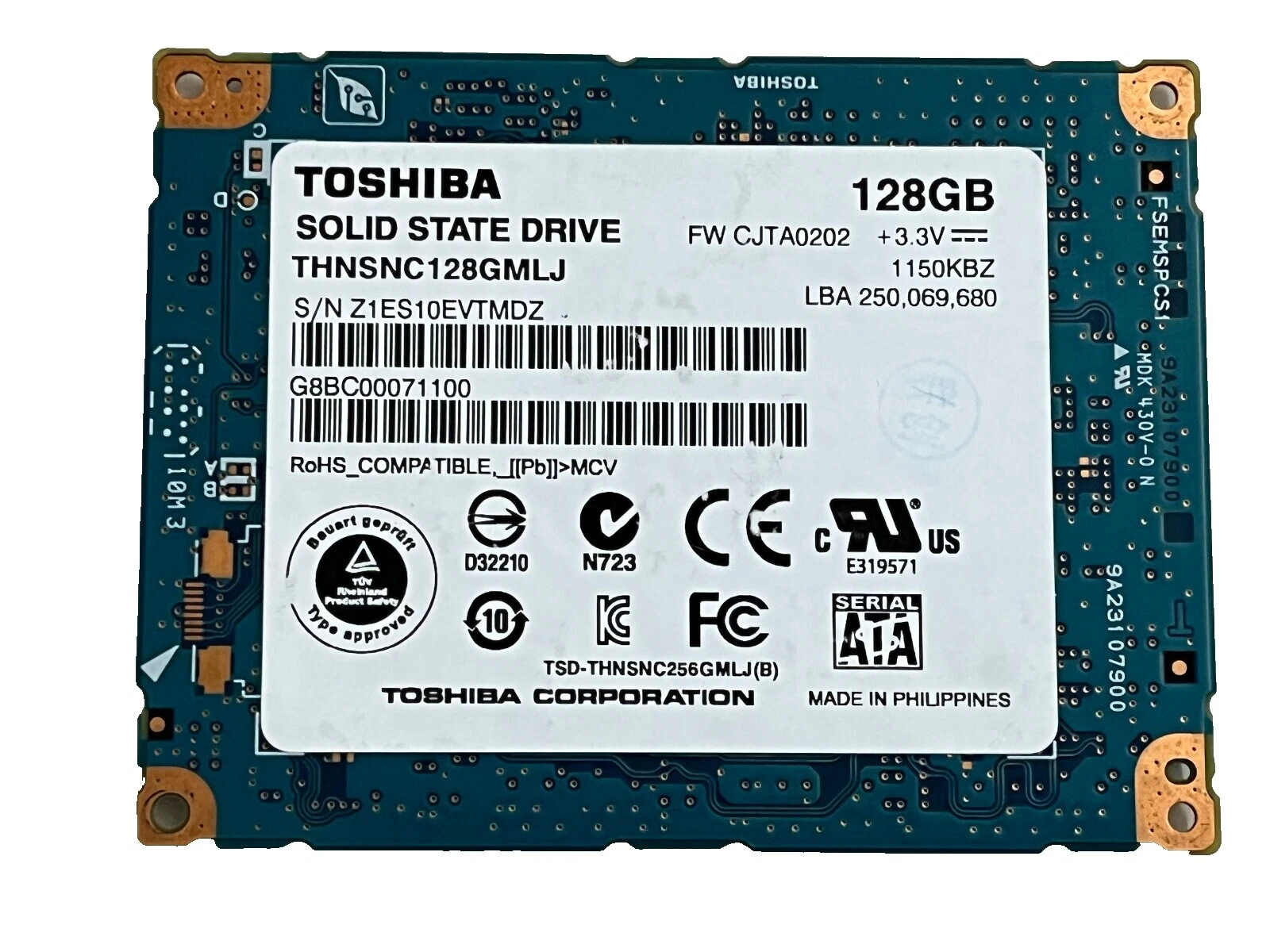 Toshiba Micro SATA Solid State Drives