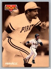 💎1992 Pinnacle Baseball #588 Dave Justice / Willie Stargell - Braves💎