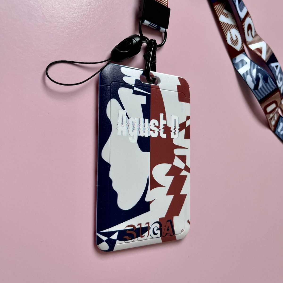 BTS Agust D tour lanyard & photocard holder case. D DAY