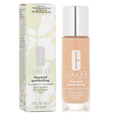 Clinique Beyond Perfecting Foundation&Concealer-#6.5 Buttermilk 30ml #moau