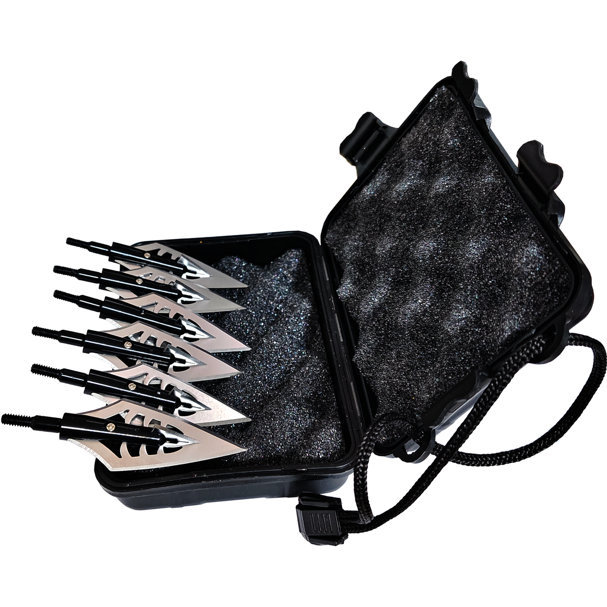 12-Pack 150 Grain Broadhead Arrow Tips For Crossbow & Compound Bow Hunting – Heavy Power, Black, By Sososhoot