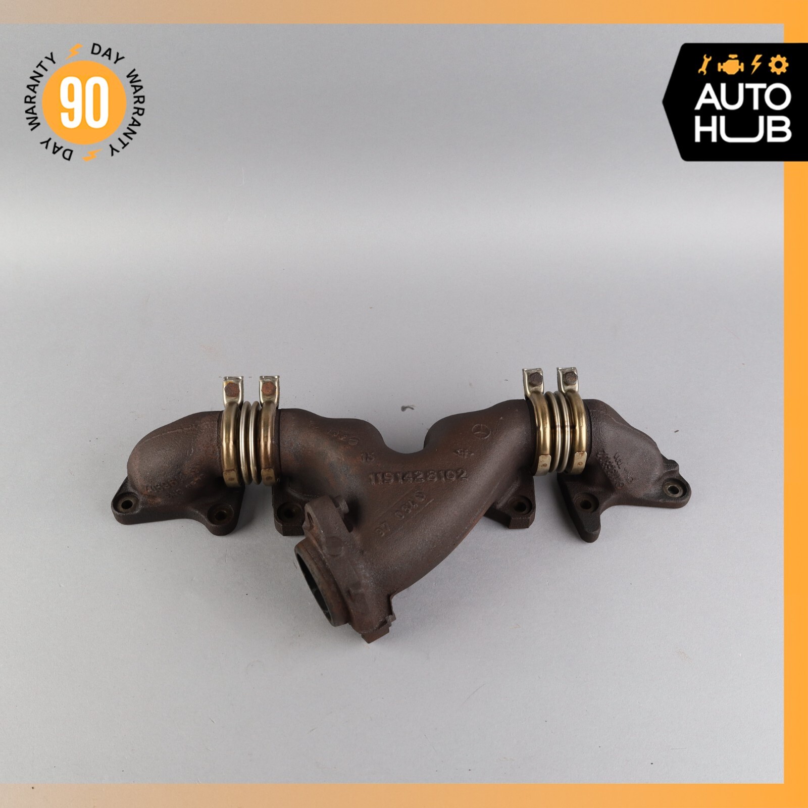 92-98 Mercedes R129 SL500 400E E500 V8 Right Passenger Side Exhaust Manifold OEM