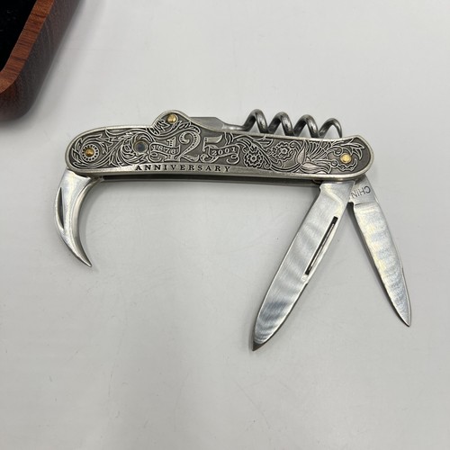 Budweiser 125 Anniversary 2001 Pocketknife Bottle Opener & Stanhope - Picture 6 of 11
