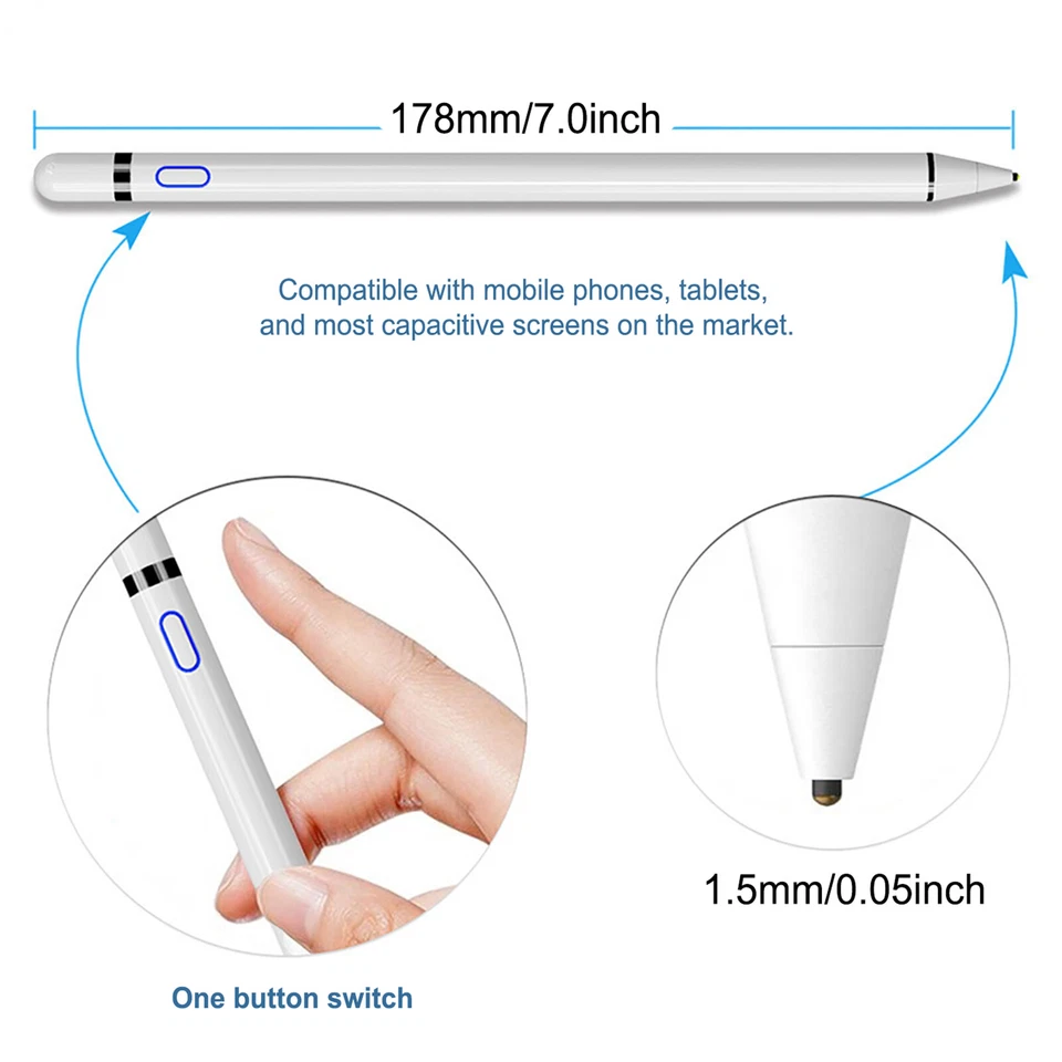 Stylus Draw Write Pen For Samsung Galaxy Tab S9 Ultra/S9+/S9/A9/A9+/S8 /A8 US - Image 2 of 4