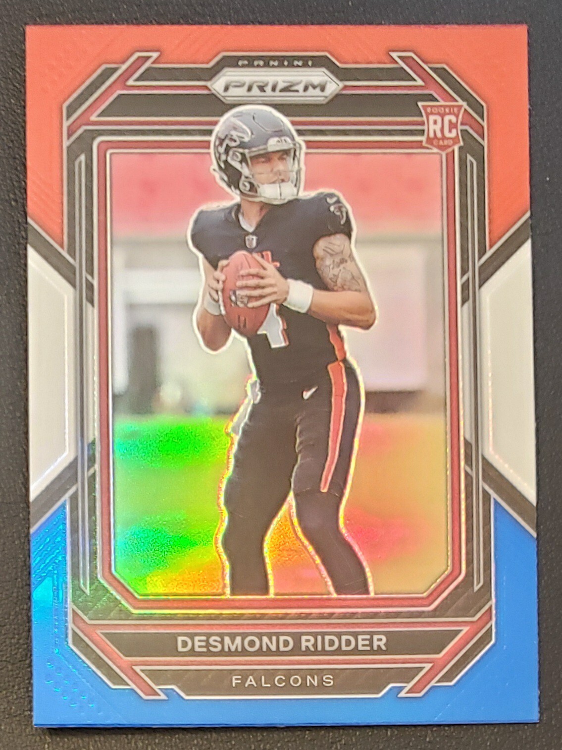2022 Panini Prizm Red White Blue DESMOND RIDDER #302 RC Falcons