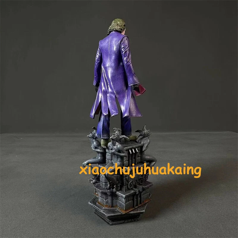 DC Comics Batman Dark Knight Heath Ledger Joker GK Resin Statue Model 30cm Toy - Image 4 of 4