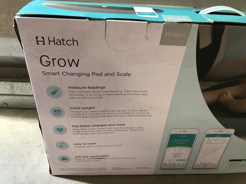 Hatch GROW (HBG16001GRY) Baby Smart Changing Pad & Scale GRAY - NEW - Picture 5 of 7