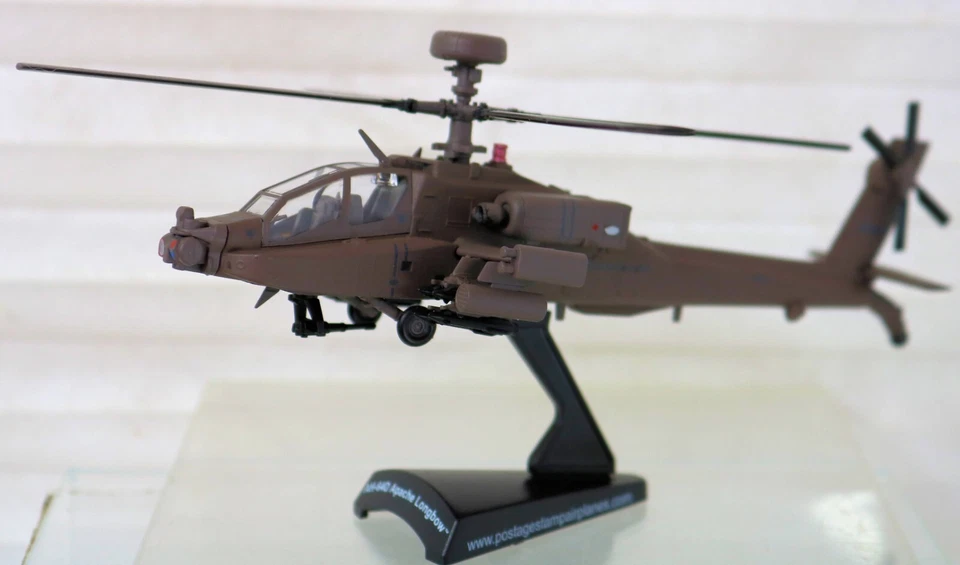 Apache Longbow Helicopter AH-64 D scale 1:100 Daron PS 5600 Army Diecast Metal - Image 3 of 4