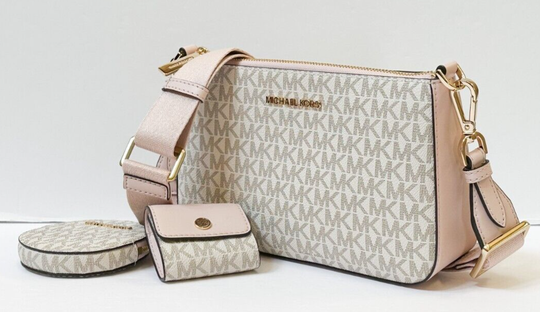 MICHAEL KORS JET SET TRAVEL SMALL CROSSBODY BAG TECH ATTACHED MK