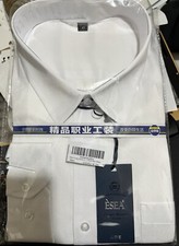 Men's Long Sleeve Solid Color Button Down Dress Shirt Casual Basic Work Shirt