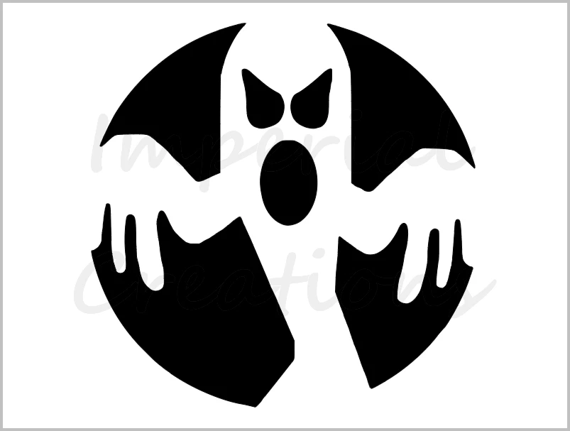 Halloween ghost stencils printable