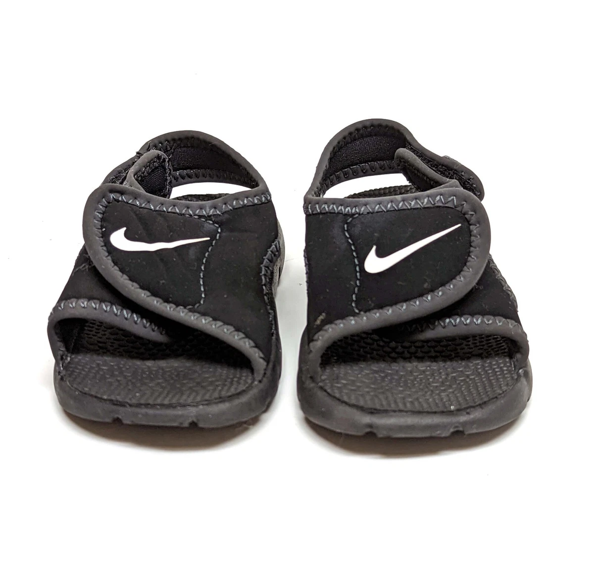 Nike Sunray Black Sandals 386519 011 Toddlers Size 5C eBay