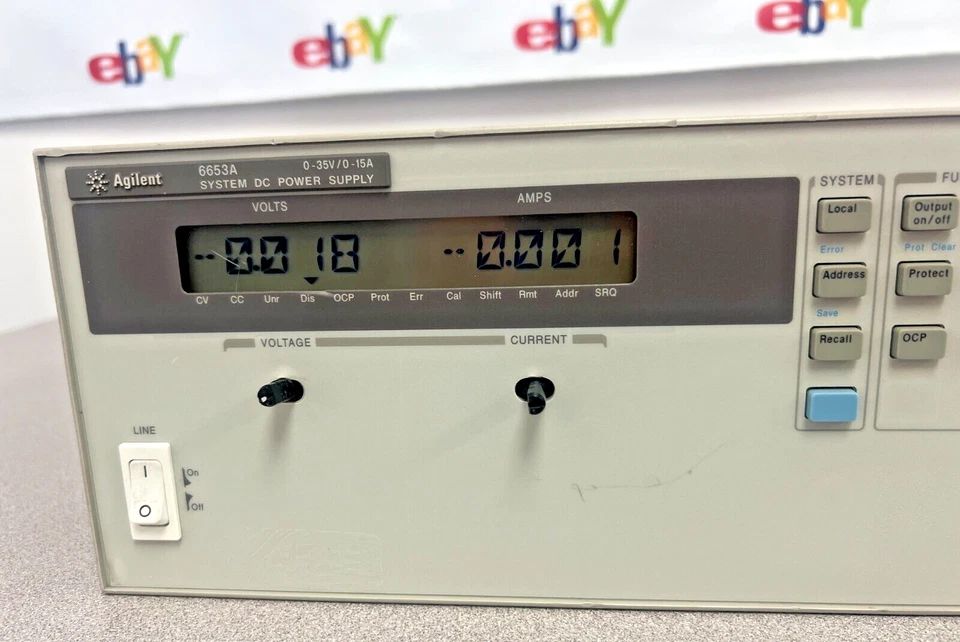 Источник питания постоянного тока системы Agilent 6653A 0-35 В 0-15 А НА ЗАПЧАСТИ - Изображение 2 из 4