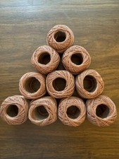 Crochet/Embroidery Thread Cotton Yarn Dark Mocha Beige DMC 3862 - 10 rolls