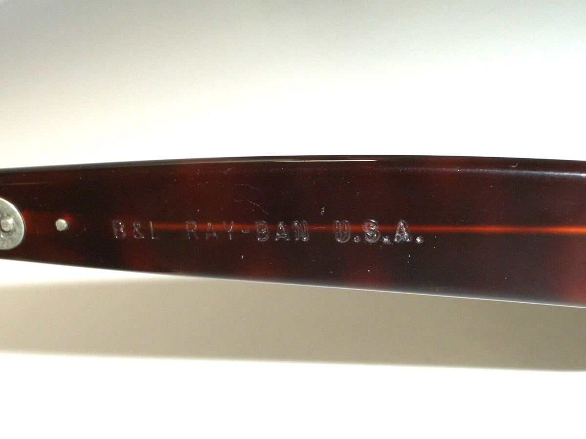 1970's 54MM VINTAGE B&L RAY BAN W1273 TORT G15 UV GLASS 1970's 54MM VINTAGE B&L RAY BAN W1273 TORT G15 UV GLASS