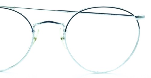 ALGHA (SAVILE ROW) 12KT GF Rhodium Beaufort Panto 50x20mm RX optische Brille Neu - Bild 13 von 13