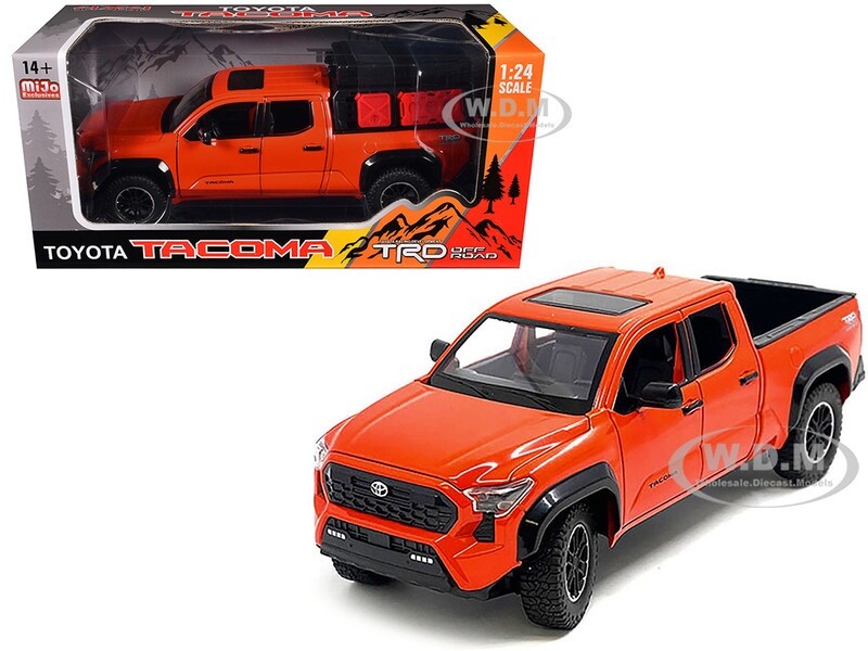 2024 Toyota Tacoma TRD Off-Road Orange 1/24 Diecast Model H08778-OR
