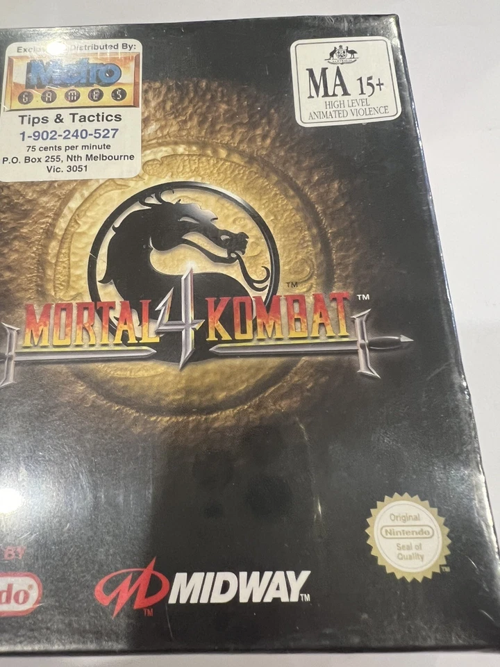 Mortal Kombat 4 - Nintendo Game Boy Color  - BRAND NEW SEALED - GAMEBOY  - Image 3 of 4