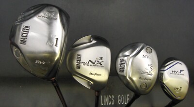4er Set Mactec 11° Driver, 15° 3&18° 5 Hölzer + 20° 4 Hybrid Regular Graphit Schäfte