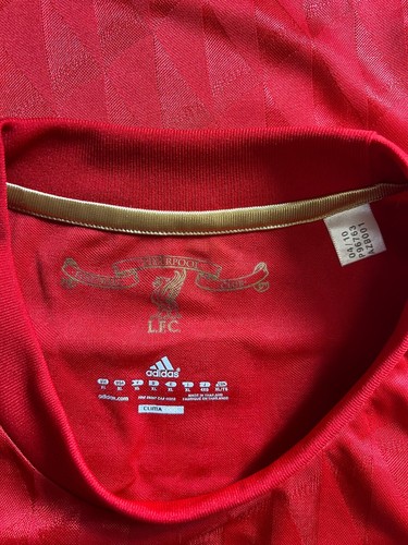 MEN FC LIVERPOOL 2010/2011 STEVEN GERRARD 8 SOCCER FOOTBALL SHIRT JERSEY SIZE XL - Picture 12 of 20