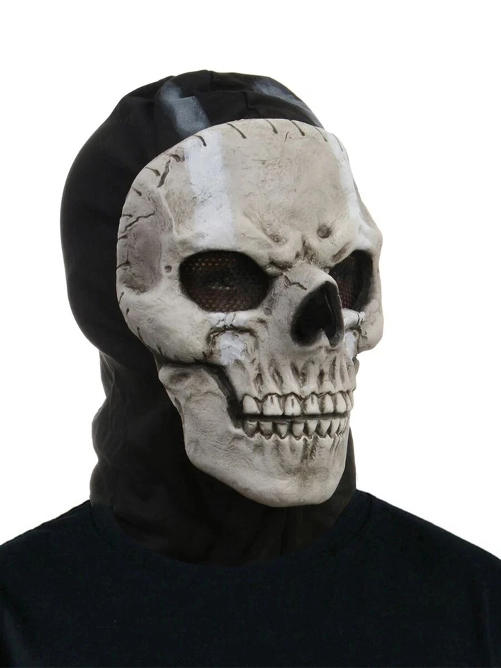Call Of Duty Ghosts 骷髅头面具罩 COD Cosplay LARP 手工制作风格 2 Lifel — 第 3/4 张图片