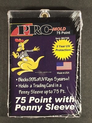 200x Pro Mold MH75S 1st Gen w/ Sleeve 75pt Magnetic Card Holder One Touch