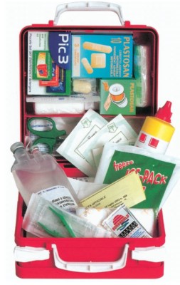 Valigetta Pronto Soccorso GIMA Per 6-10 Persone – Kit Industriale/ufficio, DECR. 388 ALL2