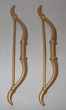 22032, 2x Bow, Asian Bow, Asian Knight, Mongolian, Gold