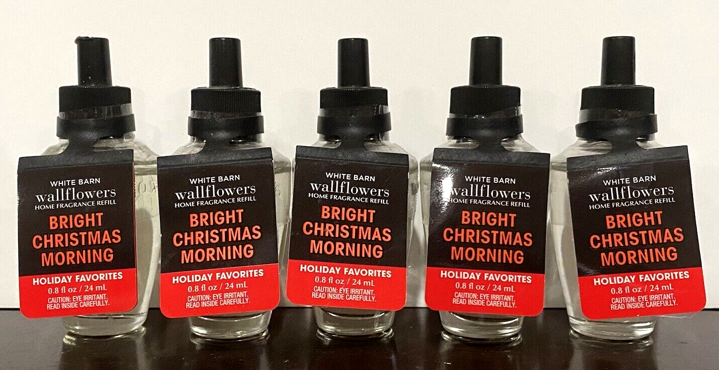 Bright Christmas Morning Wallflower Refill Bulbs - Lot of 5 by Bath & Body Works-image
