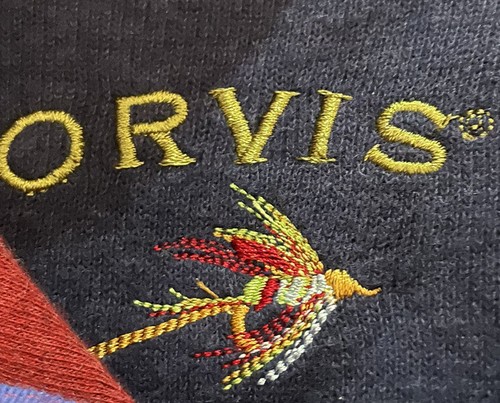 Orvis Sweater Mens XL Red Pullover 1/4 Zip Casual Mock Neck Warm - Picture 5 of 7