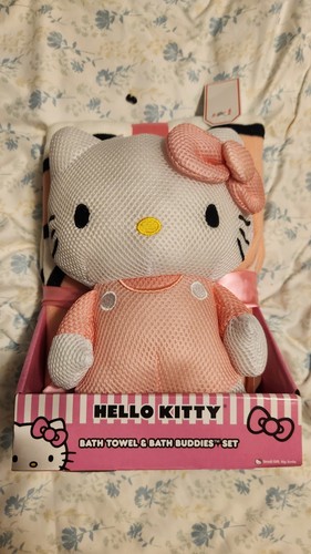 Sanrio Hello Kitty Bath towel and Buddies Set/NIB | eBay