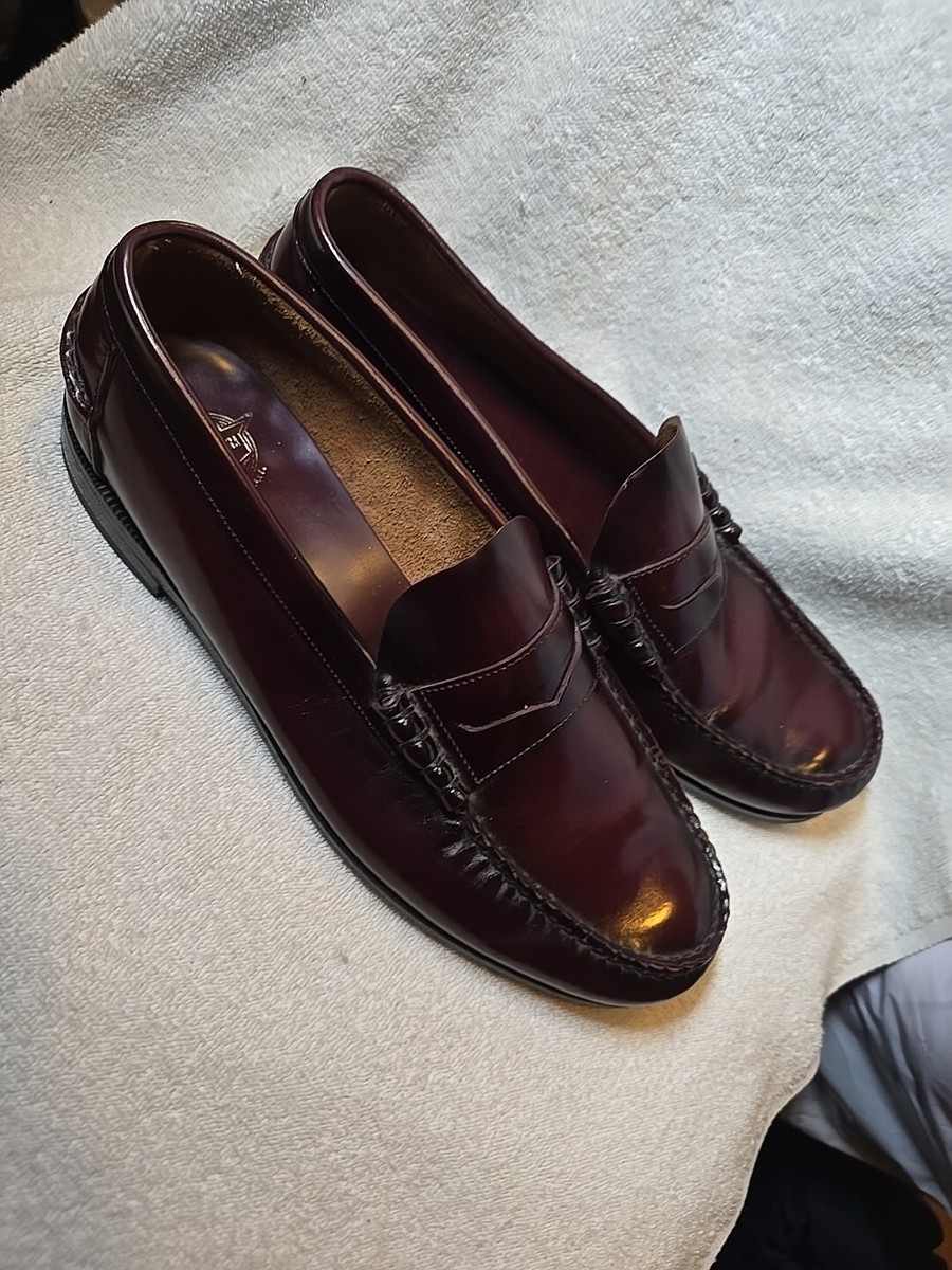 NICE! FLORSHEIM! PENNY LOAFERS! BURGUNDY! MEN display picture 1