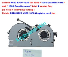 New for Lenovo Y520 R520 R720 R720-15IKBN series CPU Cooling 1060 version Fan