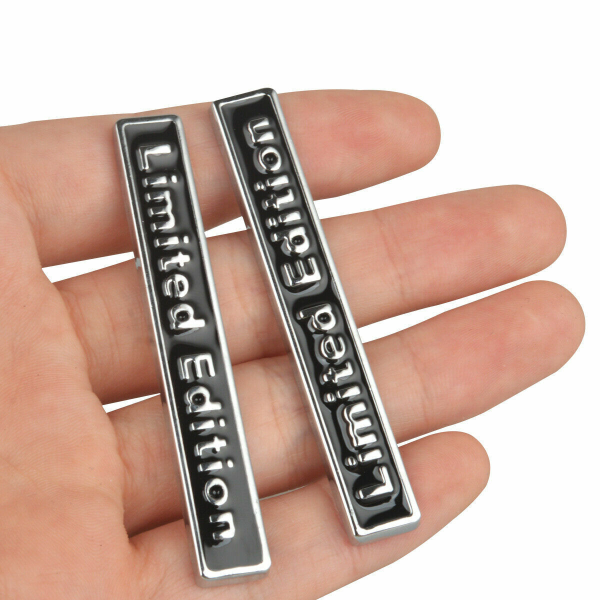 Black Limited Edition Car Badge Glossy Metal 3D Logo Emblem Auto Sticker Decal E - Foto 4