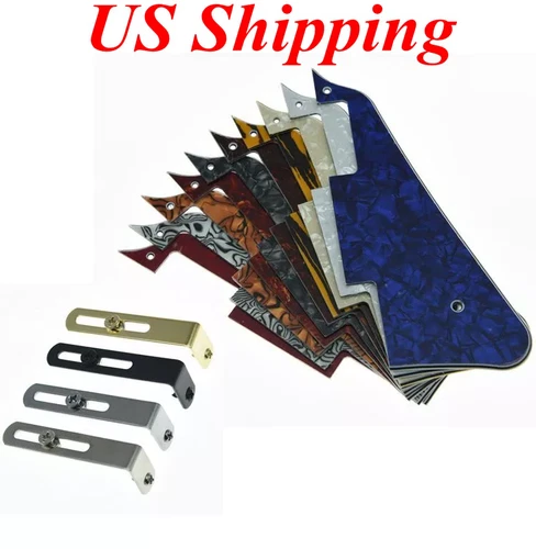 KAISH LP Guitar Pickguard Stainless Steel Bracket & Screws fits Gibson Les Paul
