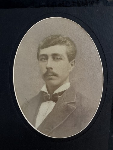 Fotos de tarjetas de gabinete vintage Dapper Man and Boy con nombre Fulton en ambos Chicago - Imagen 3 de 8
