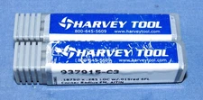 New Harvey Tool Carbide End Mills 3/16 dia. x 0.285 loc End Mills 0.015" CR