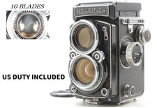 Rare 10 Blades N MINT Rolleiflex 2.8C Film Camera Xenotar 80mm f2.8 From JAPAN